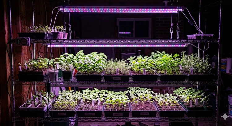 best grow lights for indoor plants LED fluorescent and HID fixtures compared